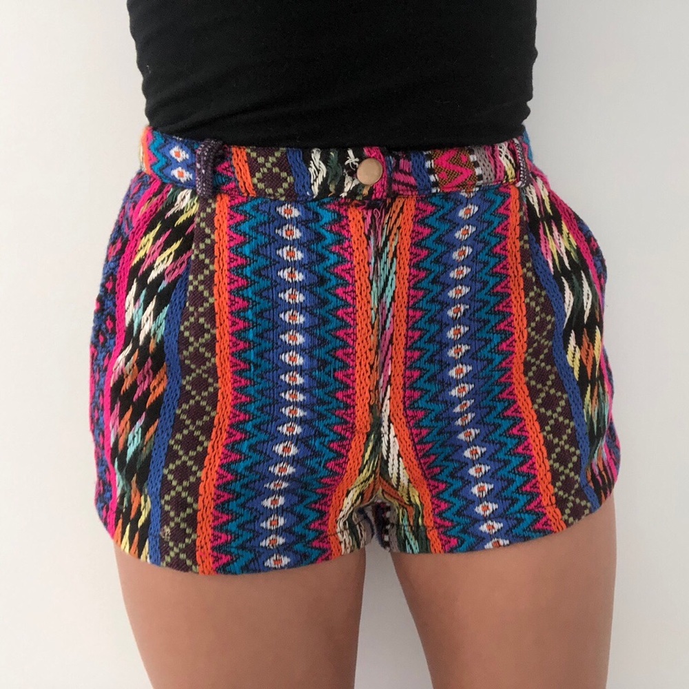 Colorful Patterned Shorts